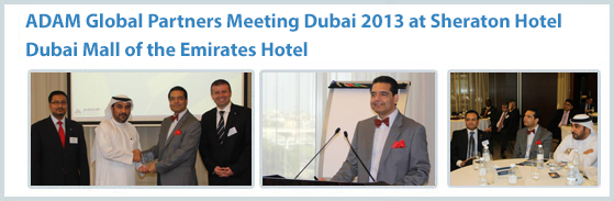 ADAM Global Partners Meeting Dubai 2013 at Sheraton Hotel Dubai-UAE