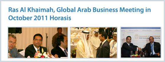 Dr. Tahir Akhtar, Chairman Adam Holdings, Ras Al Khaimah, Global Arab Business Meeting in October 2011 Horasis